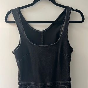 Free People denim jump suit